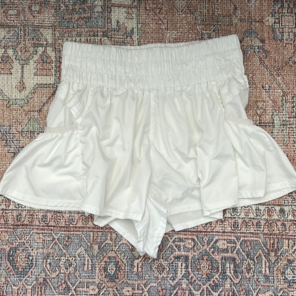 Free People get your flirt on shorts in white